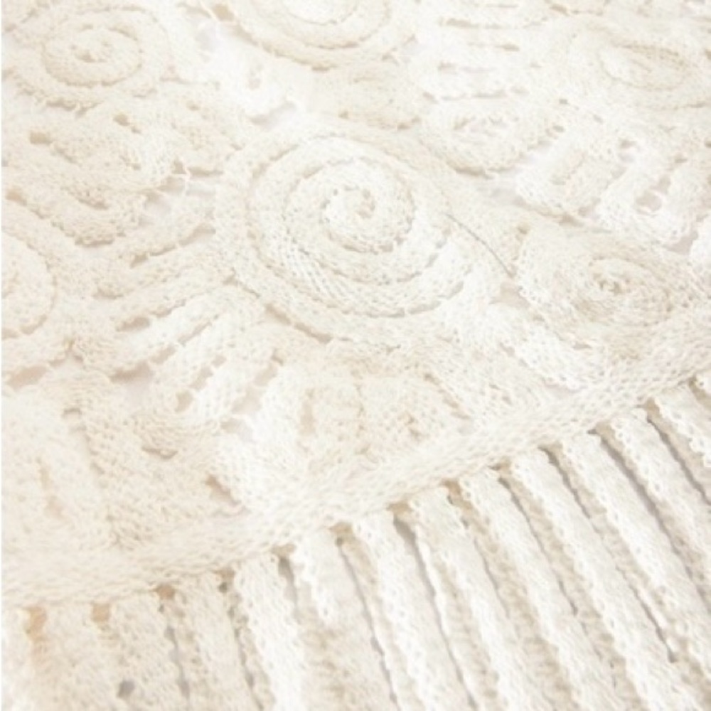 Boston Proper Crochet Fringe Haler Dress - Picture 3 of 6